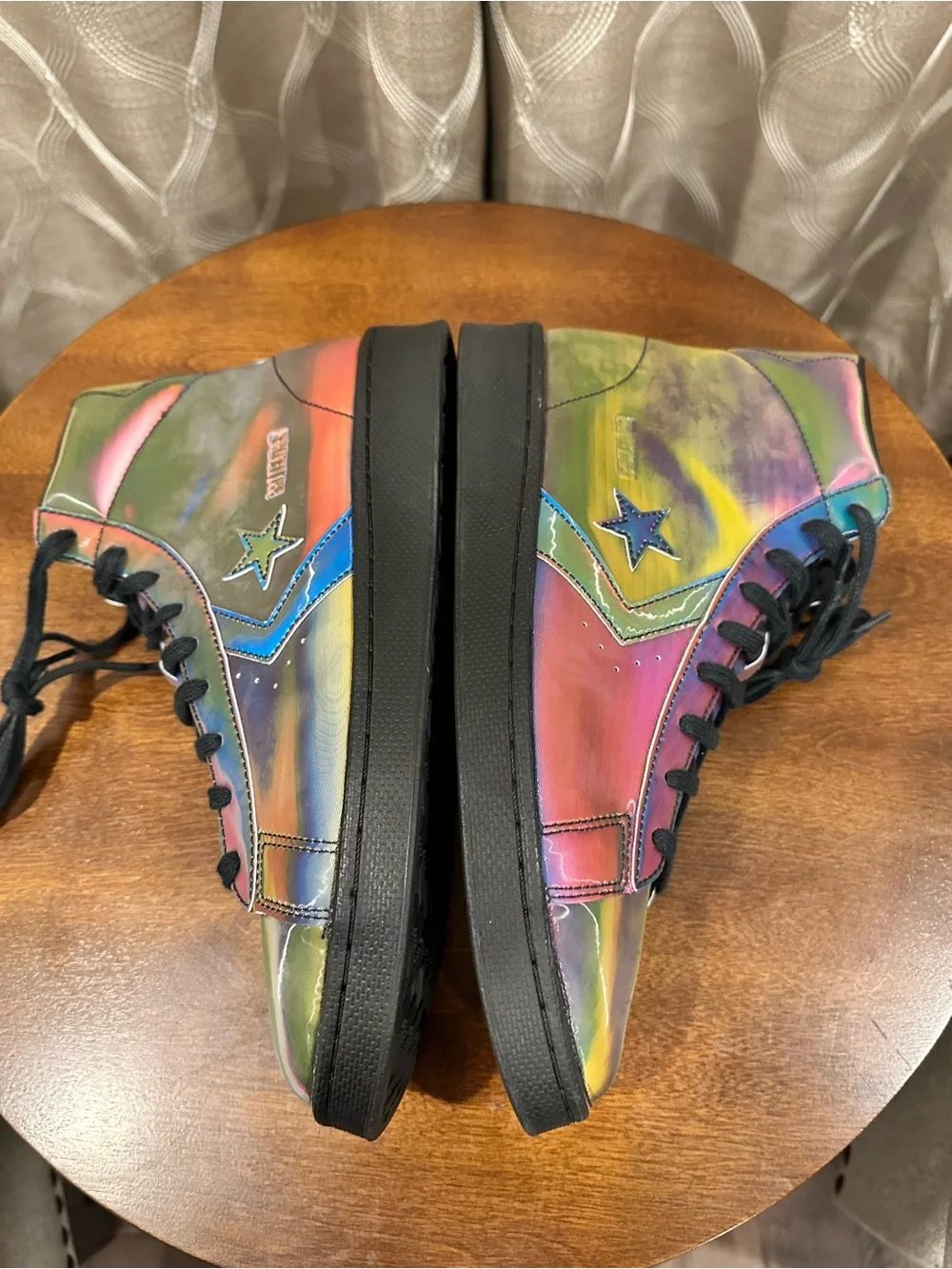 Converse Pro Leather "Spectrum" Iridescent, Multicolored Sneakers - Picture 9 of 13